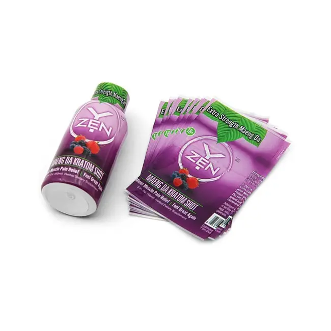 Custom Plastic Label for Beverage Bottle Cap Shrink Film Label Heat Shrink Sleeve Film Rolls