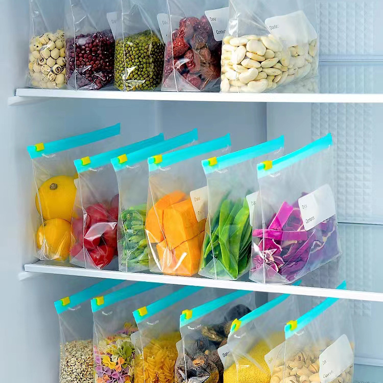 Custom Fresh Food Storage Bags Transparent Vacuum Bags