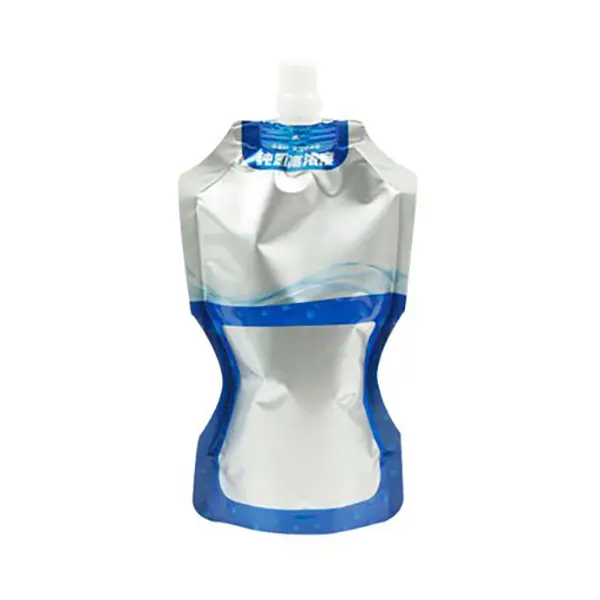 Custom print Aluminum foil plastic stand up pouch with spout hydrogen drinking water bag