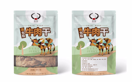 Material selection for packaging bags of beef jerky