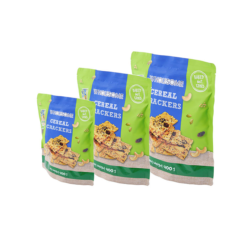 Food packaging plastic Aluminum Foil Bags Zip Lock Doypack Stand Up Pouch Bags