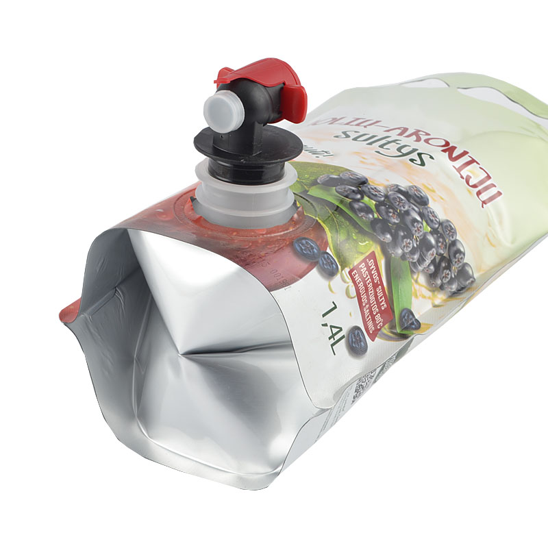 Double Fold Bottom Bag Beverage Bag-in-box Bag In Box For Wine/Water/Juice With Butterfly Valve