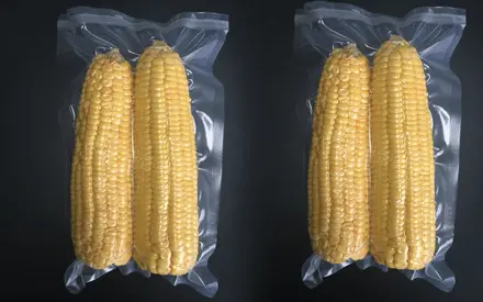 What material is required for vacuum packaging bag freezing?