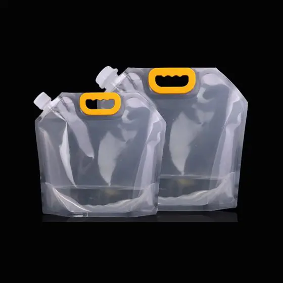 Factory Custom Recyclable Beer spout packaging bag