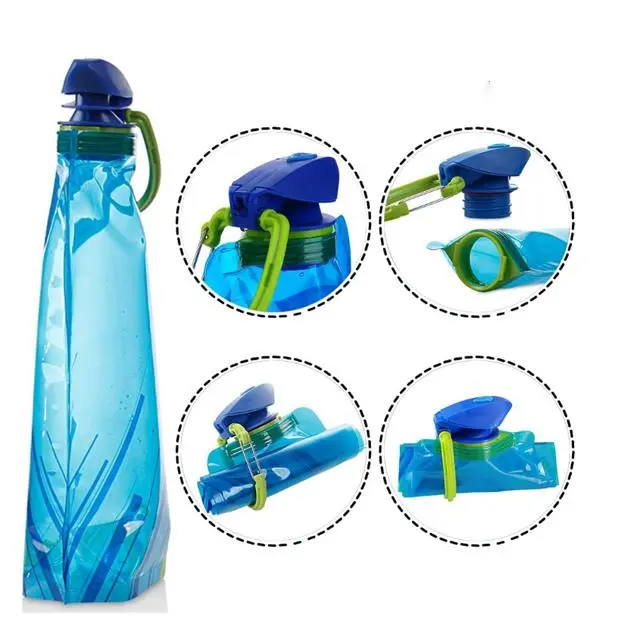 Foldable outdoor camping reusable Collapsible water bag