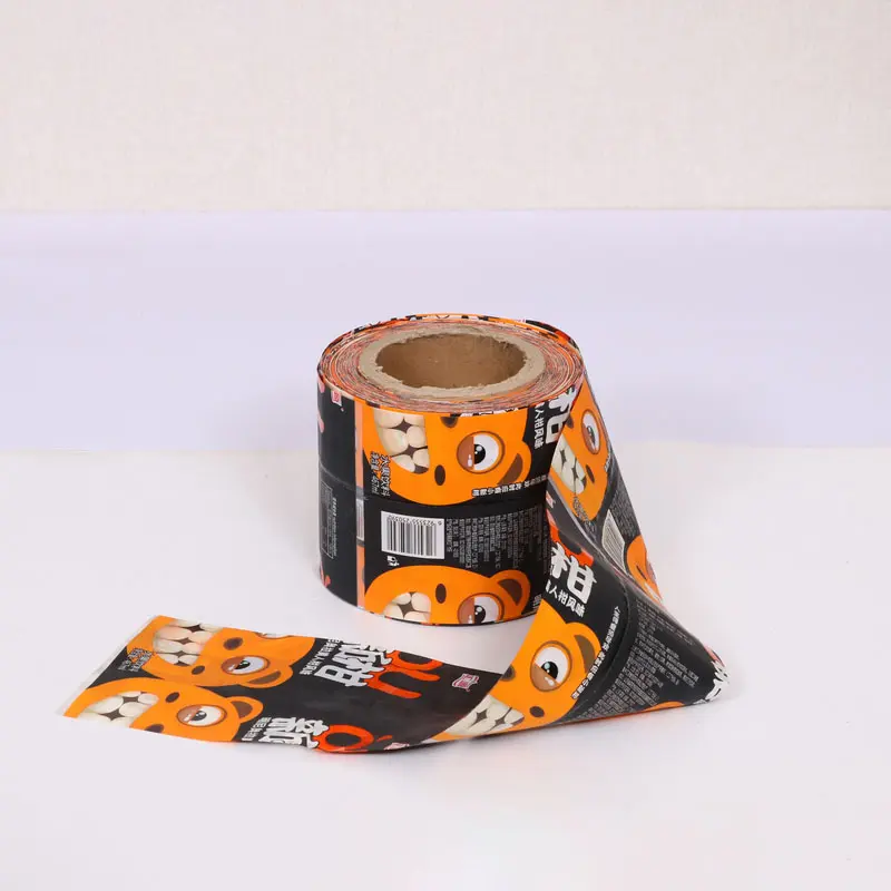 Laminated plastic flexible Packaging Film Roll Customized Printed Cosmetics Film Ointment Food plastic Aluminum roll film for Packaging