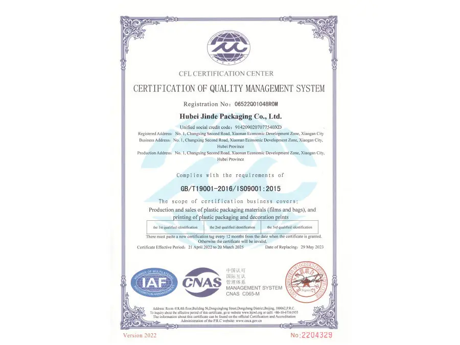 Certification of Quality Management System2yg7