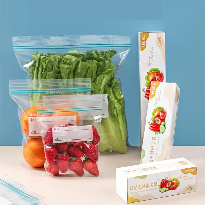 Custom Fresh Food Storage Bags Transparent Vacuum Bags