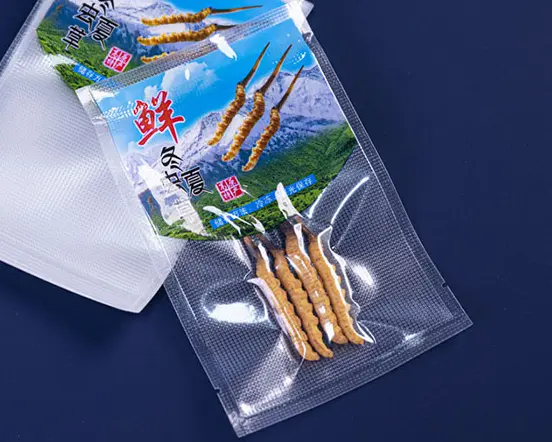 How long can cordyceps be stored in a vacuum bag?