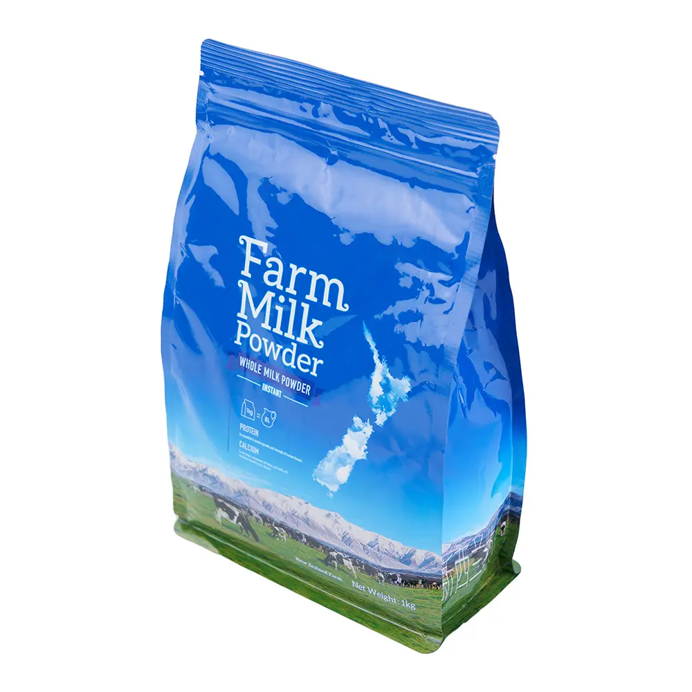 Composite Zipper Eight side Seal Food Packaging Bag