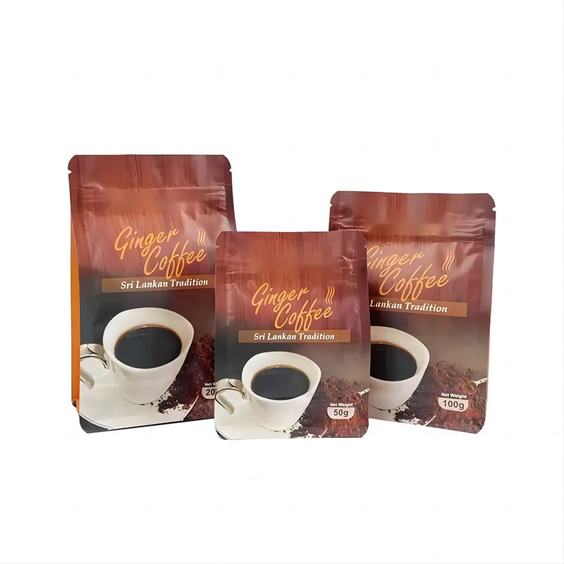 Recyclable coffee packaging bag sugar packaging bag with zipper