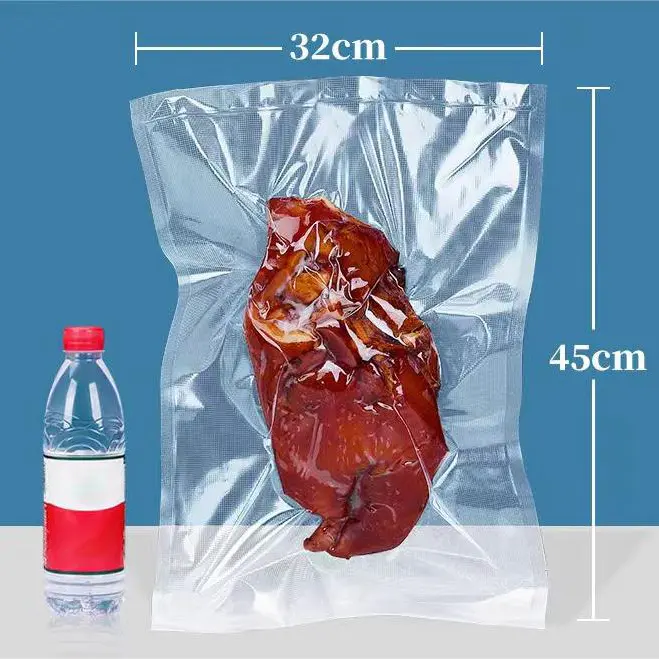 Multiple-layer co extruded vacuum packaging roll film for food packaging