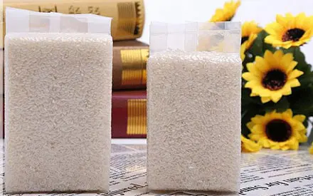What is the standard size for rice vacuum bags?